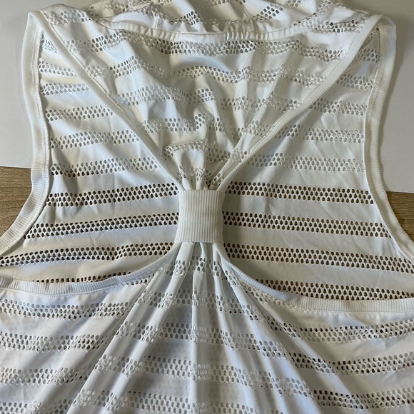 NWOT White CALVIN KLEIN Cover-up with Hood Sz M/L - Picture 5 of 7